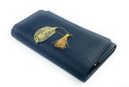 Feather Bookmark with Tassel Gold Finish Set of 6