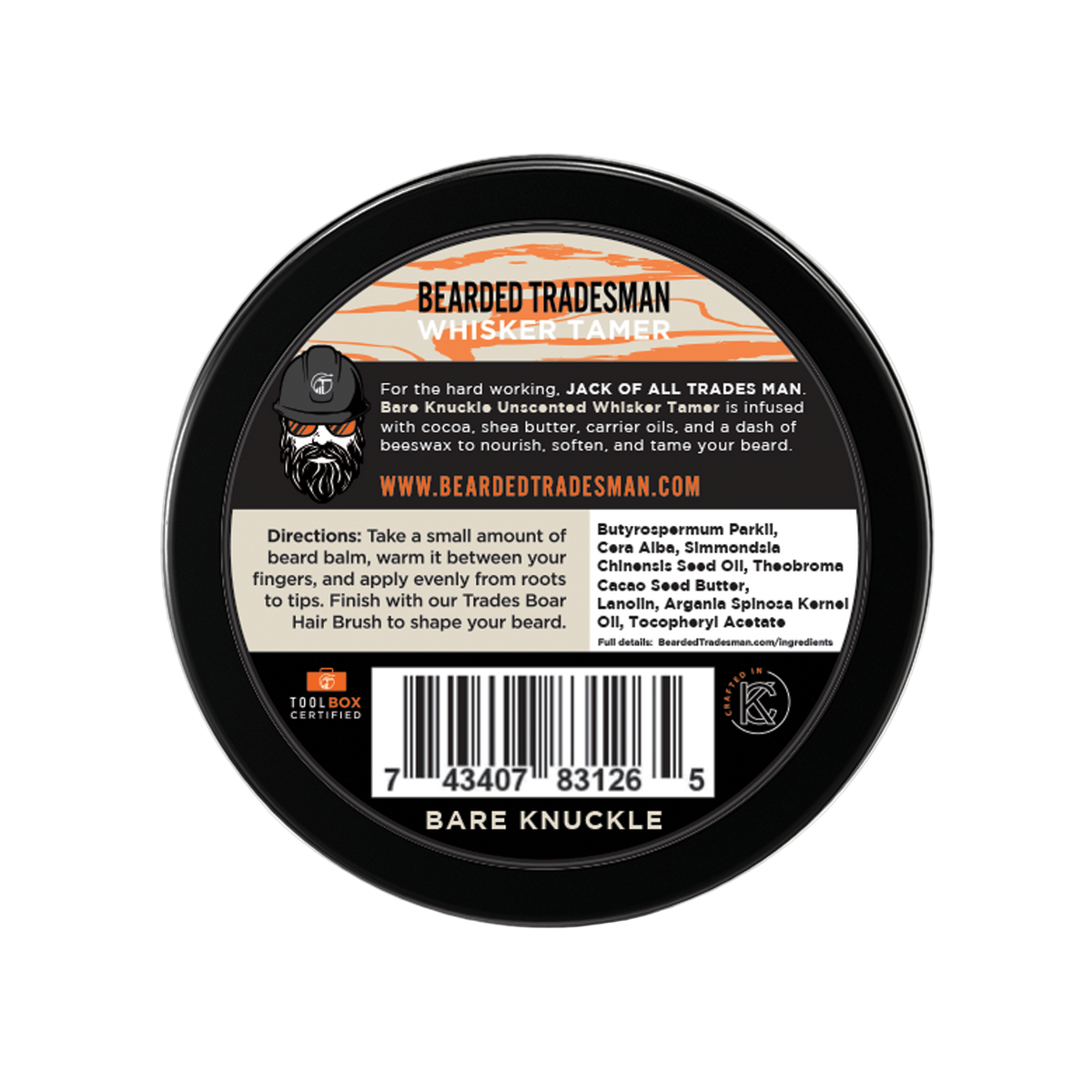 Bare Knuckle - Unscented Grit - Whisker Tamer