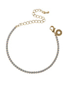Delicate CZ Round Bracelet