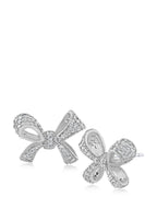 Pave Bow Earrings