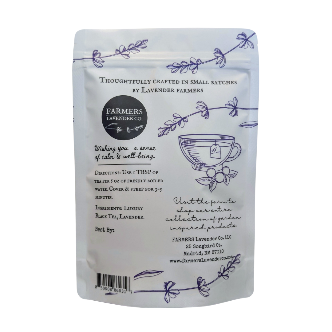 Lavender Black Loose Leaf Tea Blend