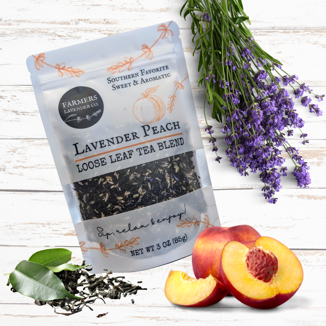Lavender Peach Loose Leaf Tea Blend