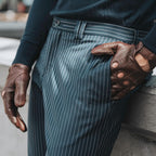 Mario (brown) - Italian lambskin leather driving gloves