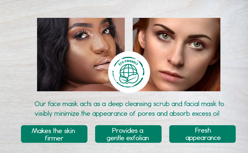 2-pack Activated Charcoal Facial Mask