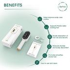 Multi-Functional 3-in-1 Scalp Massager and Oil Applicator Brush