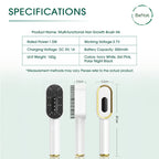 Multi-Functional 3-in-1 Scalp Massager and Oil Applicator Brush