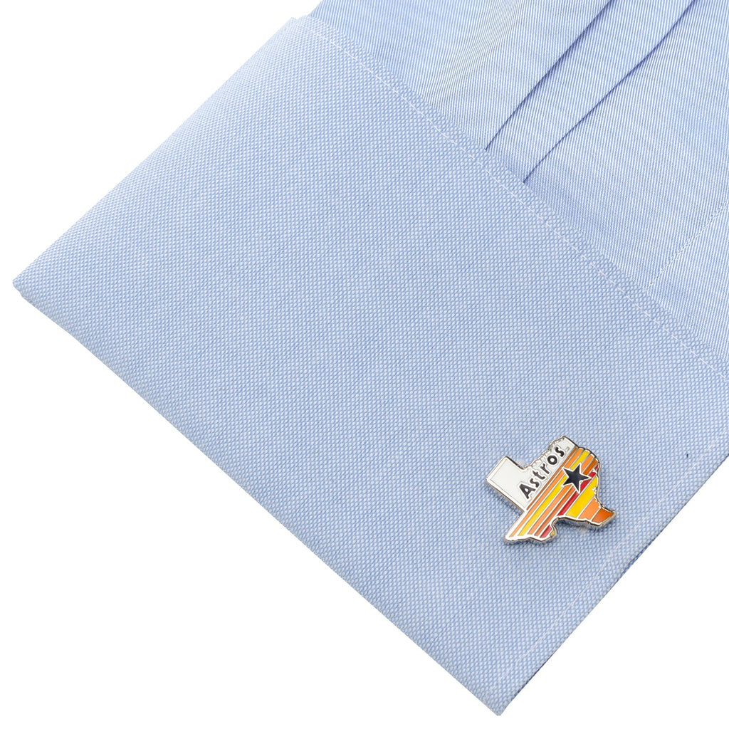MLB Houston Astros Tequila Sunrise Cufflinks