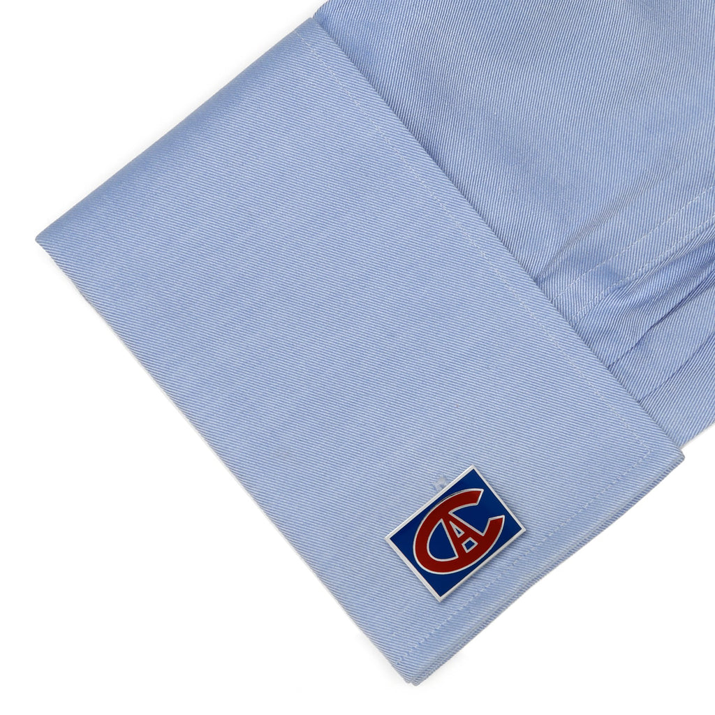 NHL Montreal Canadiens Throwback Logo Cufflinks
