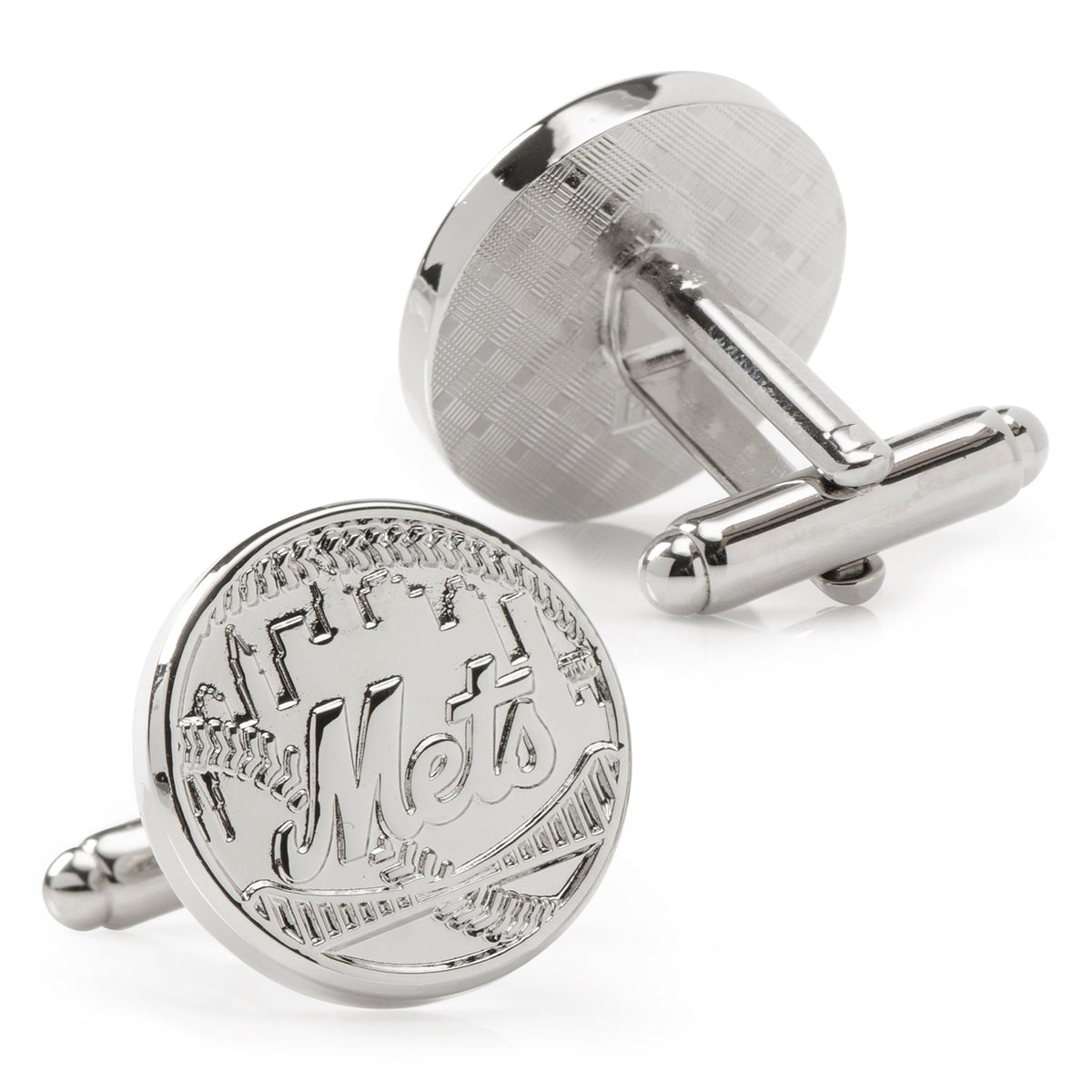 MLB New York Mets Silver Edition Cufflinks