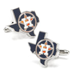MLB Houston Astros State Shaped Cufflinks