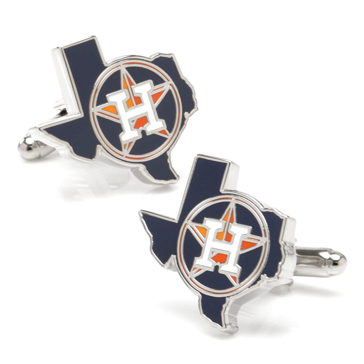 MLB Houston Astros State Shaped Cufflinks