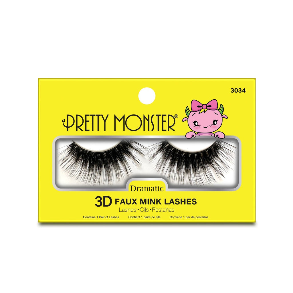 Pretty Monster Dramatic 3D Faux Mink Lashes