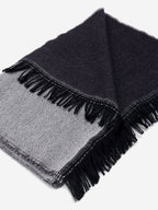 Romeo (blue/grey) - Italian warm and soft scarf made from 100% wool