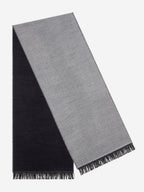 Romeo (blue/grey) - Italian warm and soft scarf made from 100% wool