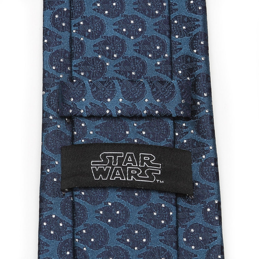 Star Wars Millennium Falcon Blue and White Dot Tie