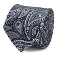Star Wars Mandalorian Blue Paisley Tie