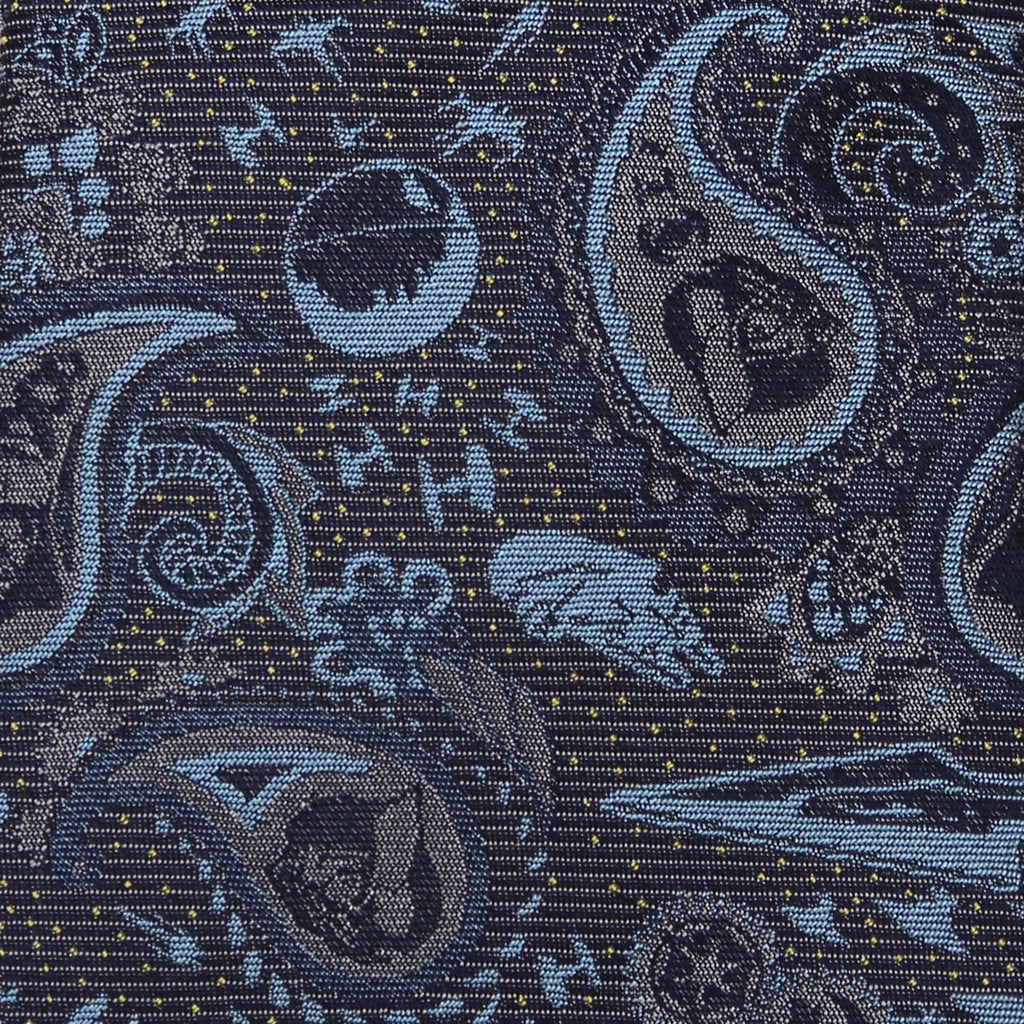 Star Wars Darth Vader Blue and Gray Paisley Tie