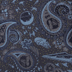 Star Wars Darth Vader Blue and Gray Paisley Tie