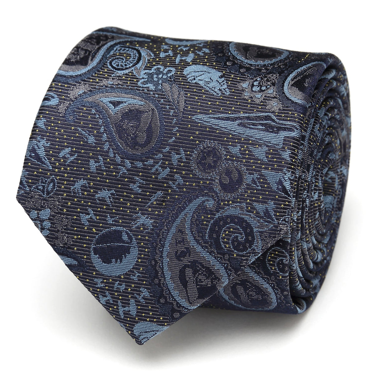 Star Wars Darth Vader Blue and Gray Paisley Tie