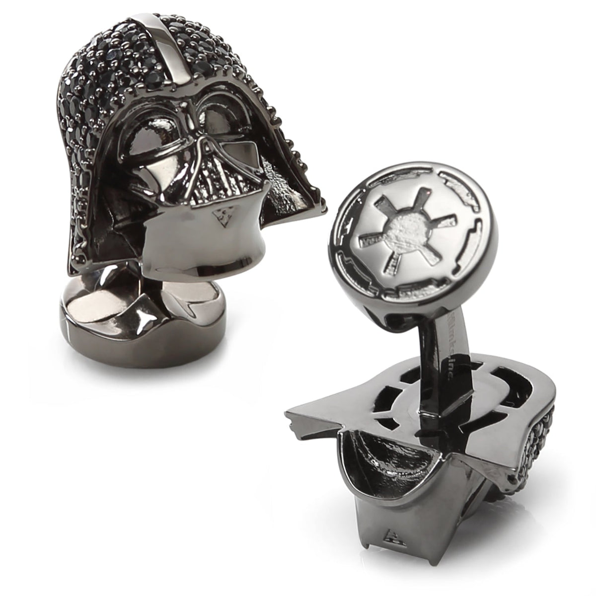 Star Wars Darth Vader Crystal 3D Cufflinks and 5-Stud Set