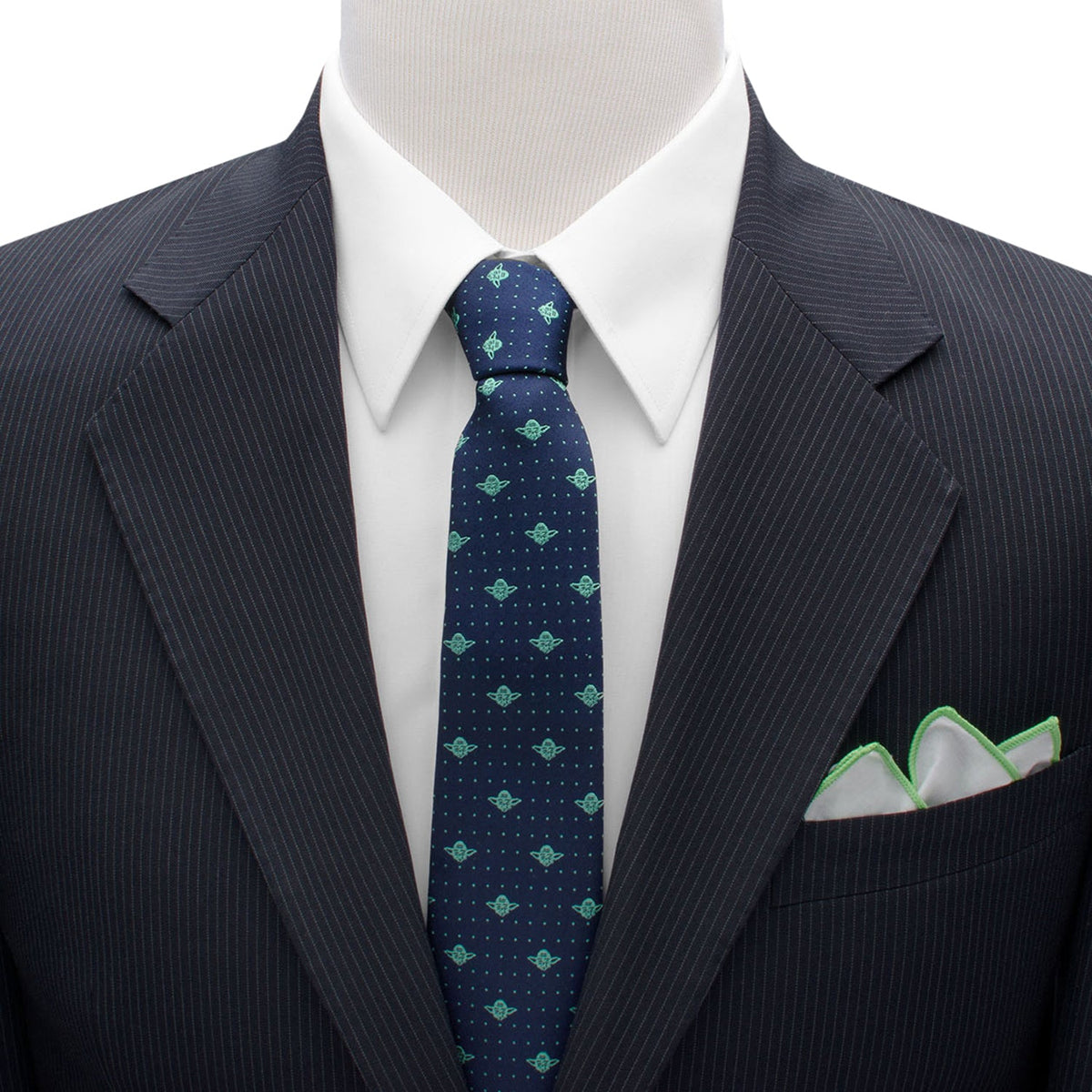 Star Wars Yoda Dotted Navy Tie