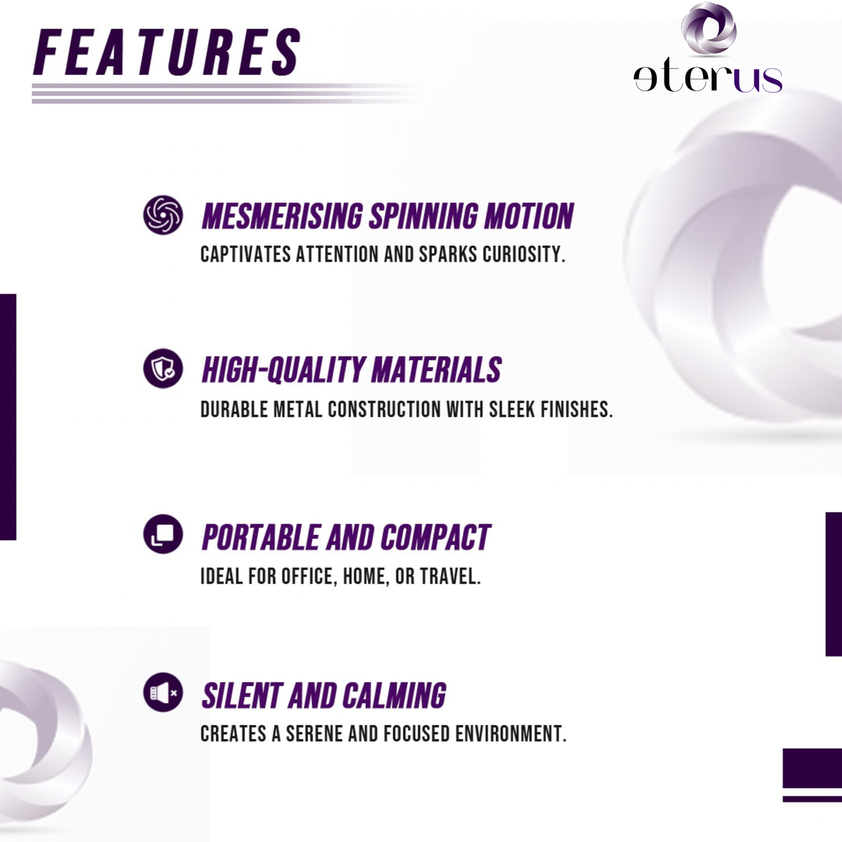 Kinetic Spinning Desk Toy