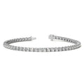 3.00 CTW AGI Certified Lab-Grown Diamond Tennis Bracelet in 14K Yellow or White Gold – G/VS Clarity