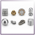 Set of 8 -Metal Desk Fidget & Kinetic Toy Collection