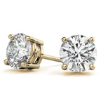 0.50 CTW AGI Certified Lab Grown Diamond (G-VS)  Stud Earrings in Choice Of 14K White or Yellow Gold