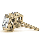 0.50 CTW AGI Certified Lab Grown Diamond (G-VS)  Stud Earrings in Choice Of 14K White or Yellow Gold