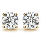 0.50 CTW Lab Grown Diamond Stud Earrings | G-VS Clarity | 14K White or Yellow Gold
