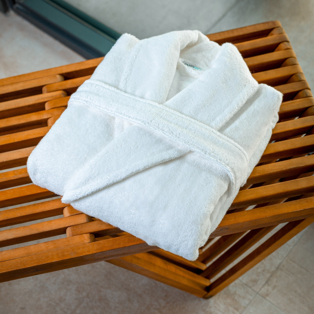 Luxury Organic Bathrobe & Slipper Set