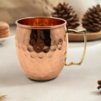 Vibhsa Hammered Moscow Mule Mugs, Set of 2