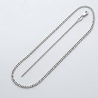 10k White Gold Gourmette Chain 1.5mm