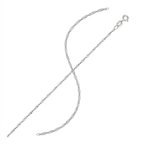10k White Gold Singapore Chain 1.5mm