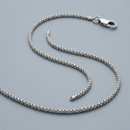14k White Gold Milano Chain 1.1mm