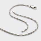14k White Gold Milano Chain 1.1mm