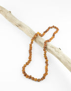 Raw Cognac Baltic Amber || Necklace