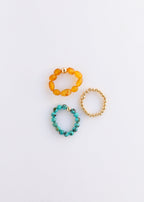 Natural Turquoise + 14k Gold Filled || Adult Ring