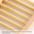 Bamboo Soap Bar Dish. Eco-Friendly