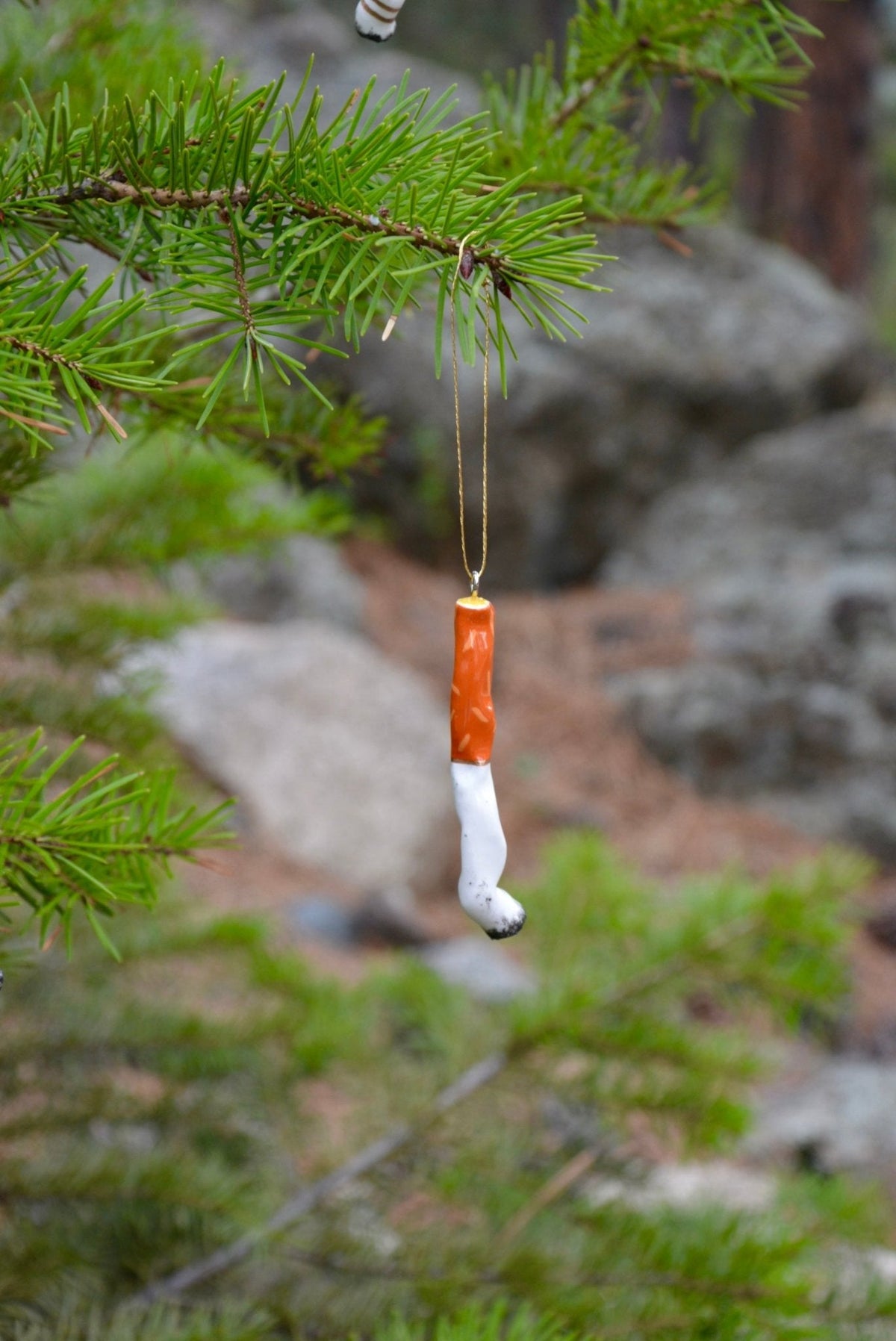 VANITY CIGARETTE ORNAMENTS - SET OF EIGHT