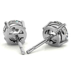 2.00 CTW AGI Certified Lab Grown Diamond (G-VS) Stud Earrings in 14K White or Yellow Gold